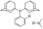 结构式 CAS# 1219080-77-9, 双(金刚烷-1-基)(2-二甲基氨基苯基)膦
