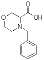 结构式 CAS# 1219426-63-7, 4-苄基-3-吗啉羧酸