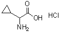 alpha-Aminocyclopropaneacetic acid hydrochloride (1:1) molecular structure (CAS 1219429-81-8)