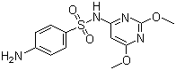 磺胺二甲氧嗪分子结构 (CAS 122-11-2)