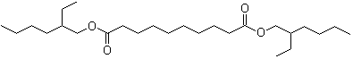 癸二酸二异辛酯分子结构 (CAS 122-62-3)