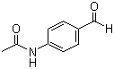 structure of CAS# 122-85-0, 4-Acetamidobenzaldehyde;p-Formylacetanilide; 4-Formylacetanilide; p-Acetylaminobenzaldehyde