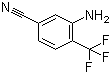 结构式 CAS# 1220630-83-0, 3-氨基-4-(三氟甲基)苯甲腈