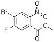 Methyl 4-bromo-5-fluoro-2-nitrobenzoate molecular structure (CAS 1220886-29-2)