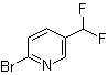 2-Bromo-5-difluoromethylpyridine molecular structure (CAS 1221272-81-6)