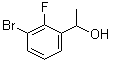 3-Bromo-2-fluoro-alpha-methylbenzenemethanol molecular structure (CAS 1221715-80-5)