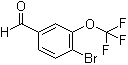 4-Bromo-3-(trifluoromethoxy)benzaldehyde molecular structure (CAS 1221716-04-6)