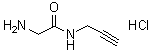 2-Amino-N-2-propyn-1-ylacetamide hydrochloride (1:1) molecular structure (CAS 1221722-25-3)