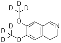6,7-Di(trideuteromethoxy)-3,4-dihydroisoquinoline molecular structure (CAS 1221885-61-5)