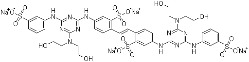 Fluorescent Brightening Agent 24 molecular structure (CAS 12224-02-1)