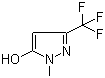 5-羟基-1-甲基-3-三氟甲基-1H-吡唑分子结构 (CAS 122431-37-2)