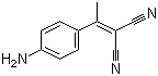 2-[1-(4-Aminophenyl)ethylidene]propanedinitrile molecular structure (CAS 122520-80-3)