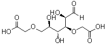3,6-Bis-O-(carboxymethyl)-D-glucose molecular structure (CAS 122569-71-5)