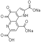 结构式 CAS# 122628-50-6, 吡咯喹啉醌二钠盐
