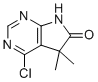 4-chloro-5,5-dimethyl-5H,6H,7H-pyrrolo[2,3-d]pyrimidin-6-one molecular structure (CAS 1226804-02-9)
