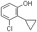 结构式 CAS# 1227417-87-9, 3-氯-2-环丙基苯酚