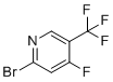 structure of CAS# 1227565-58-3, 2-Bromo-4-fluoro-5-(trifluoromethyl)pyridine