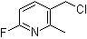 structure of CAS# 1227587-12-3, 3-(Chloromethyl)-6-fluoro-2-methylpyridine