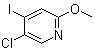 5-Chloro-4-iodo-2-methoxypyridine molecular structure (CAS 1227602-85-8)