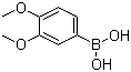 3,4-二甲氧基苯硼酸分子结构 (CAS 122775-35-3)