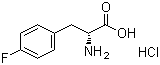 D-4-Fluorophenylalanine hydrochloride molecular structure (CAS 122839-52-5)