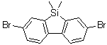 2,7-Dibromo-9,9-dimethyldibenzosilole molecular structure (CAS 1228595-79-6)