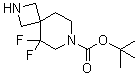 5,5-Difluoro-2,7-diazaspiro[3.5]nonane-7-carboxylic acid 1,1-dimethylethyl ester molecular structure (CAS 1228631-69-3)