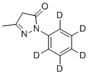 Edaravone D5 molecular structure (CAS 1228765-67-0)