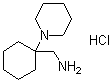 1-(1-Piperidinyl)cyclohexanemethanamine hydrochloride (1:1) molecular structure (CAS 1228878-93-0)