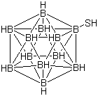 1,2,3,4,5,6,7,8,9,10,11-十一氢-12-巯基十二硼烷分子结构 (CAS 12294-22-3)