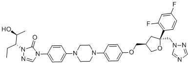 Posaconazole Diastereoisomer 5 (S,R,R,S) molecular structure (CAS 1229428-90-3)
