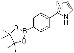 structure of CAS# 1229584-17-1, 2-[4-(4,4,5,5-Tetramethyl-1,3,2-dioxaborolan-2-yl)phenyl]-1H-imidazole