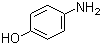 structure of CAS# 123-30-8, 4-Aminophenol;4-Amino-1-hydroxybenzene; 4-Hydroxyaniline