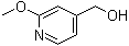 structure of CAS# 123148-66-3, 2-Methoxy-4-pyridinemethanol;(2-Methoxypyridin-4-yl)methanol