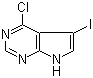 structure of CAS# 123148-78-7, 4-Chloro-5-iodo-7H-pyrrol[2,3-d]pyrimidine;6-Chloro-7-iodo-7-deazapurine
