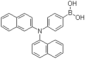 B-[4-(1-Naphthalenyl-2-naphthalenylamino)phenyl]boronic acid molecular structure (CAS 1232101-98-2)