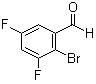 2-Bromo-3,5-difluorobenzaldehyde molecular structure (CAS 1232407-50-9)
