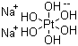 Disodium hexahydroxoplatinate molecular structure (CAS 12325-31-4)