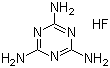 Melamine hydrogen fluoride molecular structure (CAS 123334-03-2)