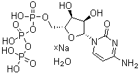 Cytidine 5'-(tetrahydrogen triphosphate) sodium salt molecular structure (CAS 123334-07-6)