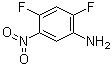 2,4-Difluoro-5-nitroaniline molecular structure (CAS 123344-02-5)