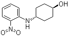 反式-4-[(2-硝基苯基)氨基]环己醇分子结构 (CAS 1233954-85-2)