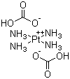Platinum tetrammine hydrogencarbonate molecular structure (CAS 123439-82-7)