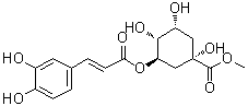 3-O-Caffeoylquinic acid methyl ester molecular structure (CAS 123483-19-2)