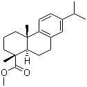structure of CAS# 1235-74-1, Methyl dehydroabietate;Dehydroabietic acid methyl ester; Methyl 8,11,13-Abietatrien-18-oate; (1R,4aS,10aR)-1,2,3,4,4a,9,10,10a-Octahydro-1,4a-dimethyl-7-(1-methylethyl)-1-phenanthrenecarboxylic acid methyl ester