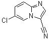 6-氯咪唑并[1,2-a]吡啶-3-甲腈分子结构 (CAS 123531-24-8)