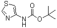 Thiazol-4-ylcarbamic acid tert-butyl ester molecular structure (CAS 1235406-42-4)