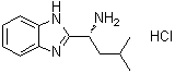 (alphaR)-alpha-(2-Methylpropyl)-1H-benzimidazole-2-methanamine hydrochloride molecular structure (CAS 1235643-62-5)
