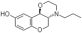 structure of CAS# 123594-64-9, (+)-PD 128907;(4aR,10bR)-rel-3,4,4a,10b-Tetrahydro-4-propyl-2H,5H-[1]benzopyrano[4,3-b]-1,4-oxazin-9-ol; trans-(+/-)-3,4,4a,10b-Tetrahydro-4-propyl-2H,5H-[1]benzopyrano[4,3-b]-1,4-oxazin-9-ol