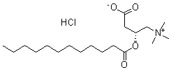 Lauroyl L-carnitine hydrochloride molecular structure (CAS 1236182-69-6)